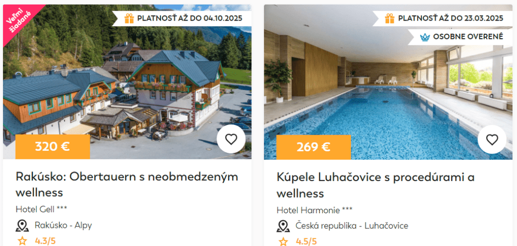 Wellness pobyt pre dvoch all inclusive